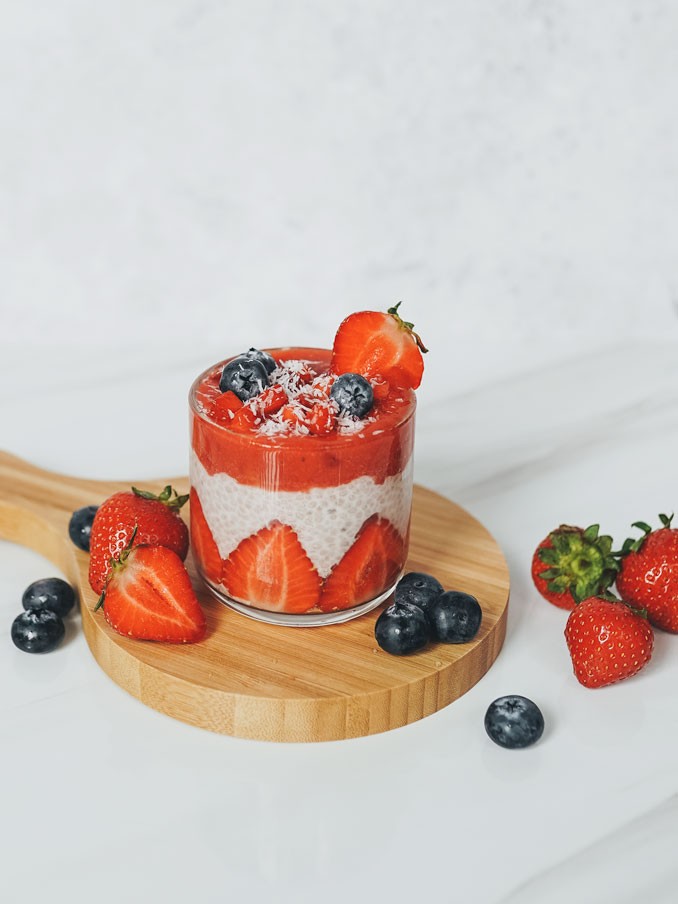 Strawberry Chia Pudding